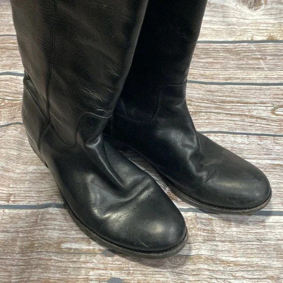 Frye WOMEN MELISSA BUTTON 2 black sz 8 - Picture 10 of 12